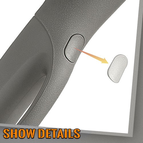 Gray Passenger Side Front A Pillar Trim Handle for 2004-2008 Ford F150 F-150