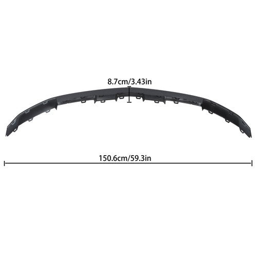 DURAFORCE Front Black Lower Bumper Valance Trim Fits For Chevy Trailblazer 2024 2025 New