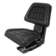 DURAFORCE Black Tractor Suspension Seat For Ford / New Holland 3000 3600 3610 3900 6000