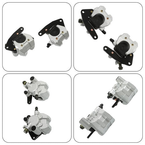 DURAFORCE New For Yamaha Big Bear 350 400 YFM350/400 Front Brake Calipers & Disc Rotors
