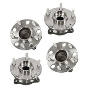 DURAFORCE 4pc Front Rear Wheel Bearing & Hub Assembly For Hyundai Sonata Tucson Kia Optima