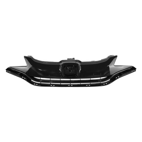 For 2015 2016 2017 Honda Fit Jazz Gloss Black Front Hatchback Grille Assembly