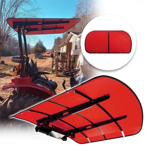 DURAFORCE Red Canopy For 52" X 52" Equipped Tractors & Mowers W/ 2" x 2" or 2" x 3" ROPS