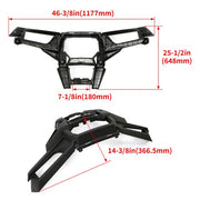 DURAFORCE For 2014-2020 Polaris RZR S 900 XP 1000 Front Bumper Fascia Routered Assembly