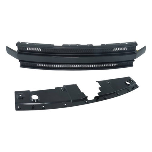 DURAFORCE Gloss Black Compatible FIT For Ford Flex 2013-2019 Front Bumper Grille Assembly