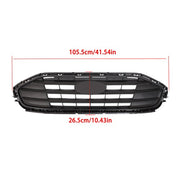 DURAFORCE Plastic Black For Ford Transit Connect 2019-2023 Grill Front Bumper Upper Grille
