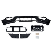 DURAFORCE Durable Front Chrome Bumper Grille License Plate 5PCS For Ford F150 2021-2023