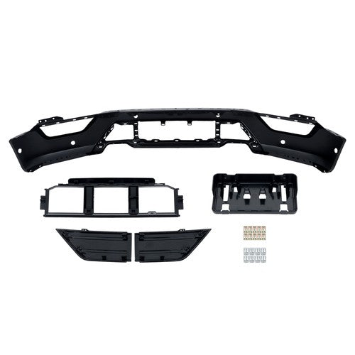 DURAFORCE Durable Front Chrome Bumper Grille License Plate 5PCS For Ford F150 2021-2023