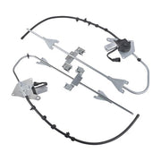 DURAFORCE 2PCS Power Window Regulator w/ 2-Pin Motor for Freightliner M2 Front Left+Right