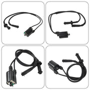 DURAFORCE Fit For Honda VT1100 Shadow Spirit Aero 1100 Ignition Coil Pack Spark Plug + Cap