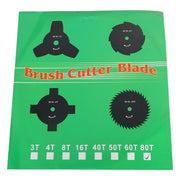 DURAFORCE 4 Pack 10" x 80T Carbide Tip Brush Blades For Cutter Trimmer Weed Eater New