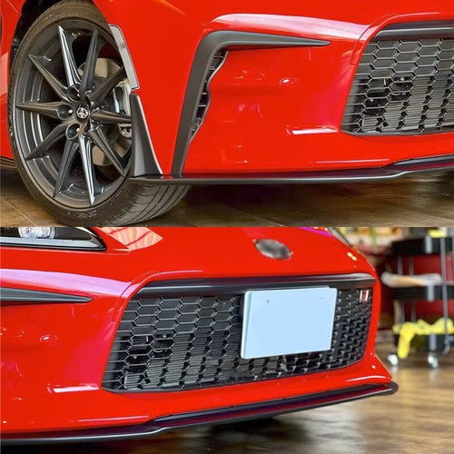 DURAFORCE Fits 2022-2024 2025 Toyota GR86 MA-X Style Front Bumper Black Body Spoiler Lips