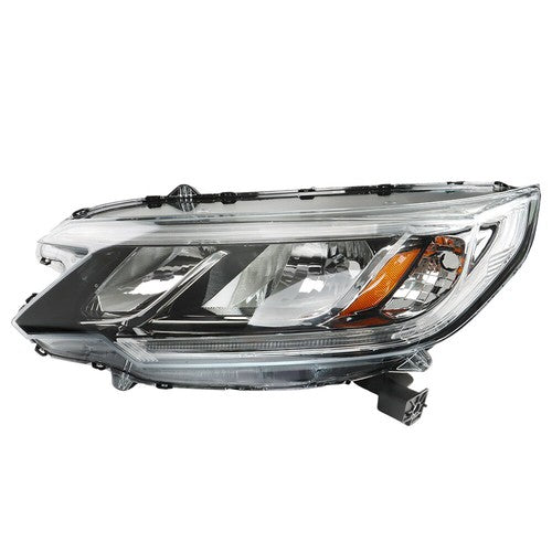 DURAFORCE Halogen W/DRL For Honda CR-V 2015-2016 Front Black Headlight Assembly Driver/LH
