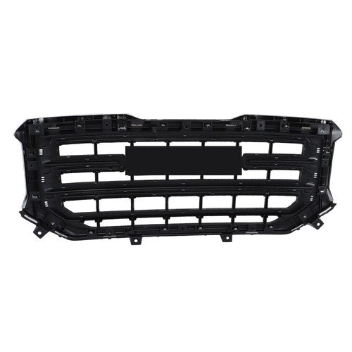DURAFORCE Black Fit For GMC Sierra 1500 2016-2017 2018 Chrome Front Bumper Upper Grille