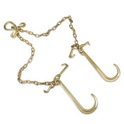 DURAFORCE FIT For G70 5/16" V-Chain Bridle w/ 15" Large J Hooks,J-Hook w/ Grab Hooks 3' US