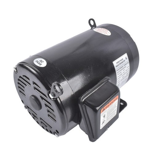 DURAFORCE Electric Motor Black 208-230/460V 5 Horsepower 60 Hz 3 Phase 184 T Frame EM3218T