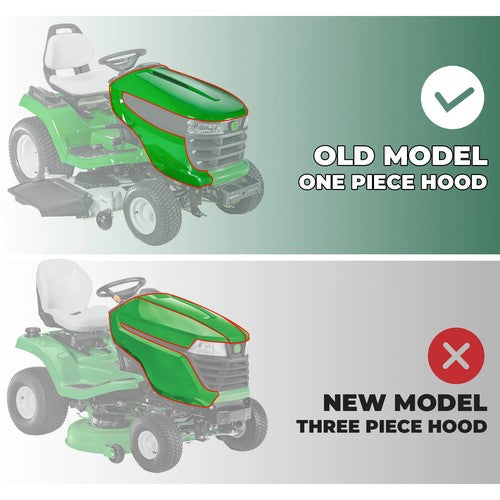M152326 For John Deere X500 X520 X534 X540 Lawn Mower Front Hood Assembly