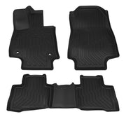 DURAFORCE TPE Floor Mats Liners for Toyota RAV4 2019-2025 Not for Hybrid or Prime Black