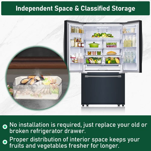 DURAFORCE For SAMSUNG RF260BEAEWW Refrigerators Door Shelf Bin Right Side DA97-12650A