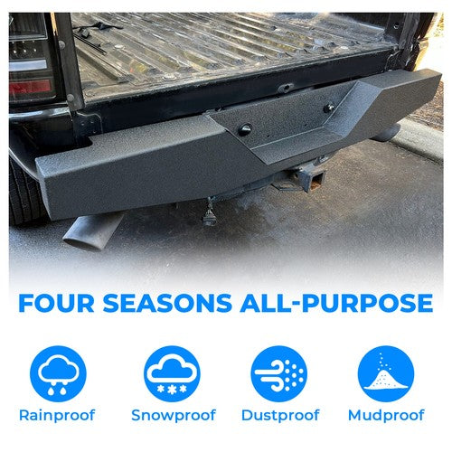 1993-2011 Ford Ranger Pickup Rear Step Bumper Powder Coated Heavy Duty Steel