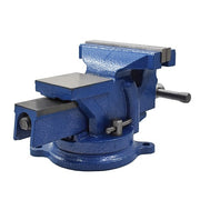 DURAFORCE Base Table Top Clamp Heavy Duty 5" Bench Vise with Anvil Swivel Locking
