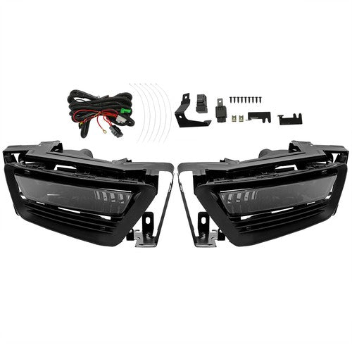 Fit for 2013 2014 2015 Honda Accord Sedan Smoke Front Bumper Fog Lights Bulbs