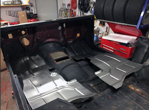 Front Rear Floor Pans 4pc Kit for Jeep CJ7 CJ8 Scrambler YJ Wrangler 76 96