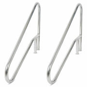 DURAFORCE Pair(2PC) Swimming Pool Hand Rail Ladder Handrail Stair Rail 304 Stainless Steel