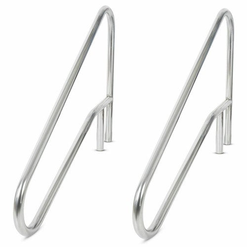 DURAFORCE Pair(2PC) Swimming Pool Hand Rail Ladder Handrail Stair Rail 304 Stainless Steel