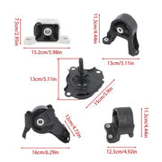 DURAFORCE 5x New Engine Motor Mount Set For Honda CR-V 2.4L 2002-2006 4WD Automatic Trans