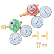 DURAFORCE Brass Oxygen Regulator CGA540 + Acetylene Regulator CGA-200 Fit For Victor