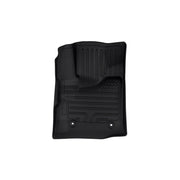 DURAFORCE Front and Second Row Trunk Floor Mats Liners Black for Chevy Equinox GMC Terrain