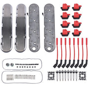 DURAFORCE Polished Valve Covers For Chevy GM LS Engines LS1 LS2 LS3 LS6 LS7 5.3 6.0 6.2L