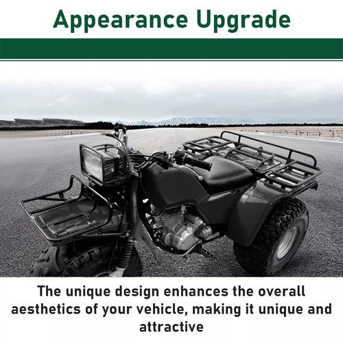 DURAFORCE Black Complete Plastic Fender Kit For Honda Big Red ATC250ES ATC 250ES 1985-1987