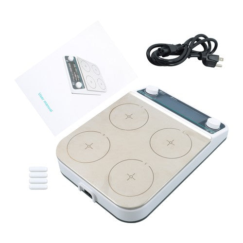 DURAFORCE Multiple Magnetic Stirrer 4 Position Magnetic Stirrer with Heating 4*500ml