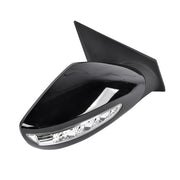 DURAFORCE Black Right Power View Mirror Manual Folding Heated for Hyundai Sonata 2011-2014