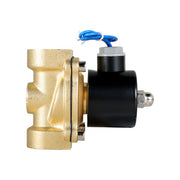 DURAFORCE AC 110V 120V Volt NC 1" NPT Electric Solenoid Valve Brass Water Air Gas