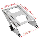 DURAFORCE Detachable Two-Up Luggage Trunk Mounting Luggage Rack For Harley Touring 14-26