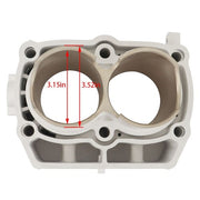 DURAFORCE For Polaris RZR 800 Cylinder And Piston Ring Kit W/Gasket 2010 2009 2008