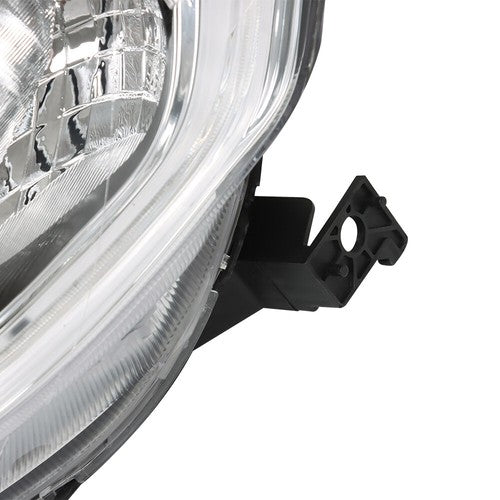 DURAFORCE Halogen W/LED DRL Headlights For 16-17 Honda Accord Chrome Driver+Passenger Pair