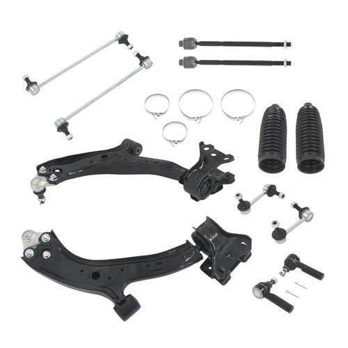 DURAFORCE Steel Control Arm Front Outer Tie Rod Ends Fit For Honda CR-V K620500 2007-2011