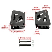DURAFORCE 5" Lift Drop Kit Brackets For Western SnowEx Ultramount Snowplow 4x4 truck