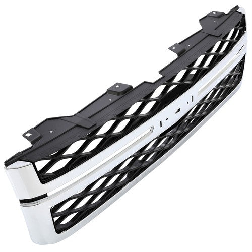 Grille Assembly for 2011 2014 Silverado 2500 HD Silverado 3500 HD Black Chrome