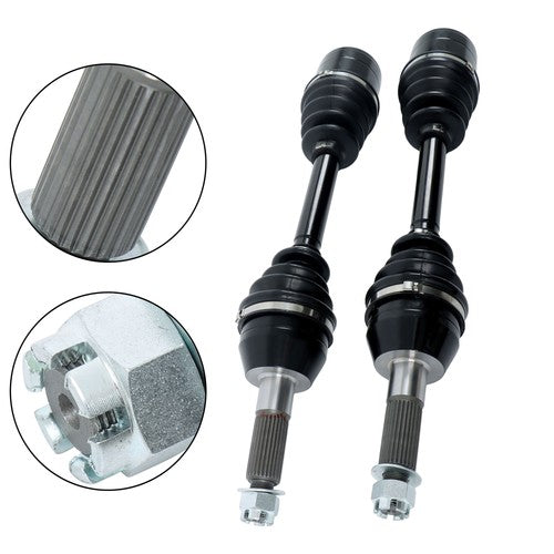 DURAFORCE Rear Left & Right CV Joint Axle For Polaris 1332421 1332511 1332654 1332935 2Pcs