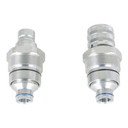 DURAFORCE Male Female Flat Face Coupler Kit For Bobcat Loader Excavator 7246790 6667807