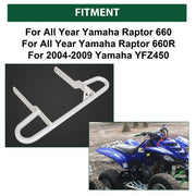 DURAFORCE For Yamaha Raptor 660 660R YFZ450 Aluminum Rear Steel Grab Bar Bumper Bracket