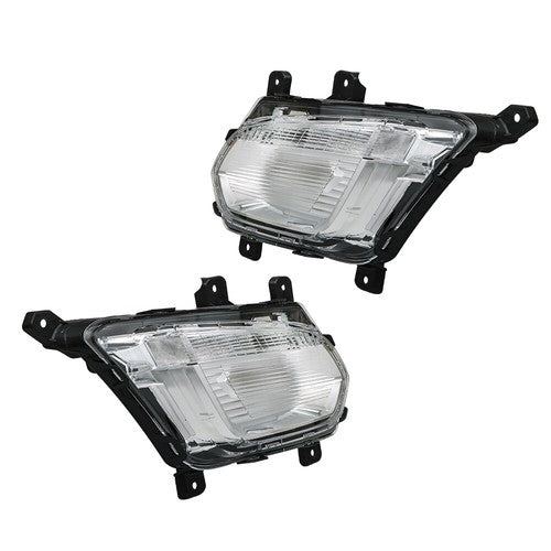 DURAFORCE For Chevy Equinox L LT LS 16-17 LH+RH Front Daytime Running Fog Lights Assembly