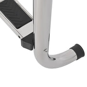 DURAFORCE 3-Step Stainless Steel Swimming Pool Stairs w/ Non-Slip Footstep For In-Ground