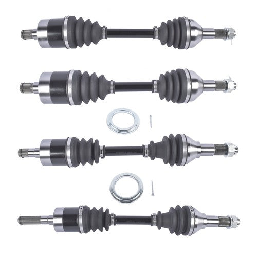 DURAFORCE Set of 4 CV Joint Axles Set Front Rear Left Right for Can-Am Outlander Renegade