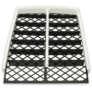 DURAFORCE For Yamaha Banshee 350 YFZ350 1987-2006 White Radiator Cover + Mesh Grill